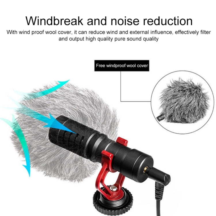 MM1 Live Recording Interview Intelligent Noise Reduction Condenser Microphone for Mobile Phone / SLR Camera / Camcorder, MM1