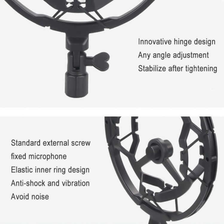 TEYUN T9 Live Microphone Metal Shockproof Bracket, T9