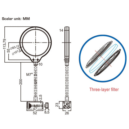 TEYUN PS-3 Microphone Blowout Cover