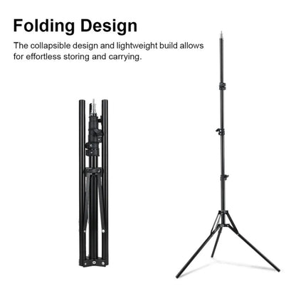 XTUGA UL-03 Live Light Tripod Lift Floor Microphone Stand, UL-03