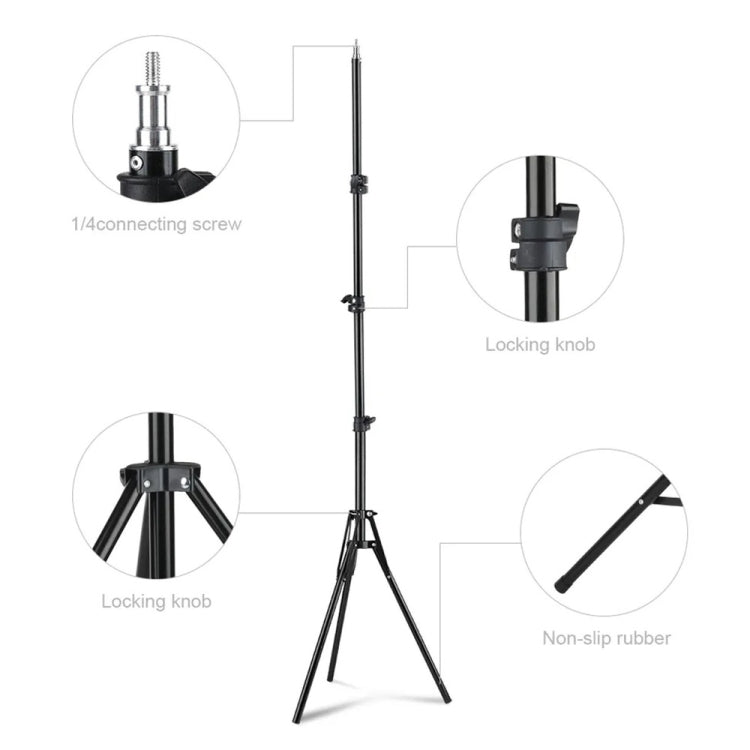 XTUGA UL-03 Live Light Tripod Lift Floor Microphone Stand, UL-03