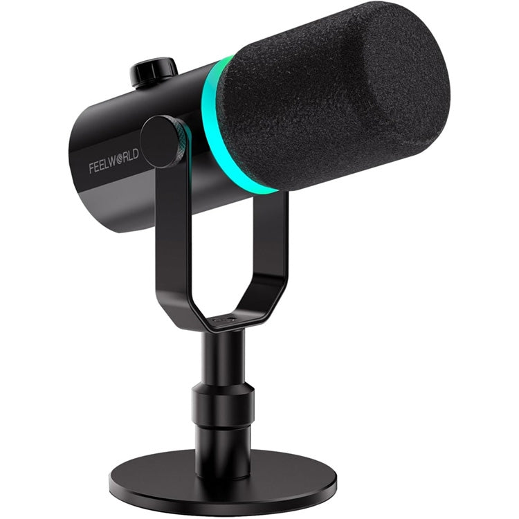 FEELWORLD PM1-XS XLR/USB Dynamic Microphone for Podcasting Recording Gaming Live Streaming, PM1-XS