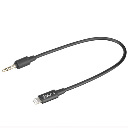 BOYA BY-M2D 8 Pin Interface Omnidirectional Lavalier Bimitral Head Digital Microphone, Length: 6m, BY-M2D