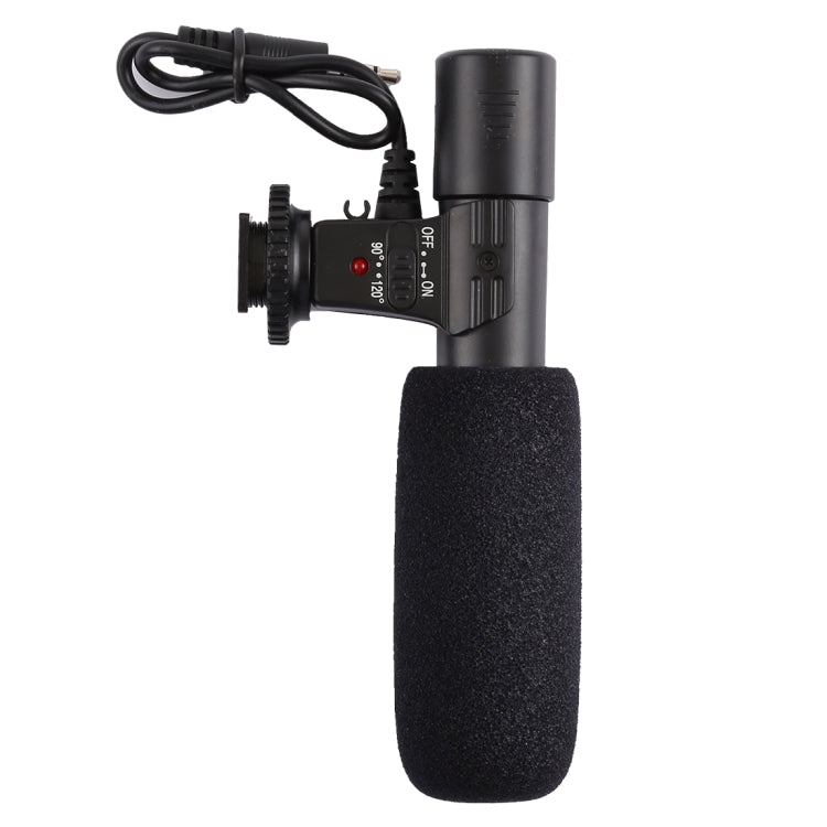 MIC-02 30-18000Hz Rate Sound Clear Stereo Microphone for Smartphone, Cable Length: 28cm