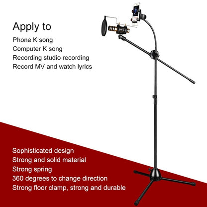 RODD NB-108 Karaoke Phone Microphone Tripod, RODD NB-108