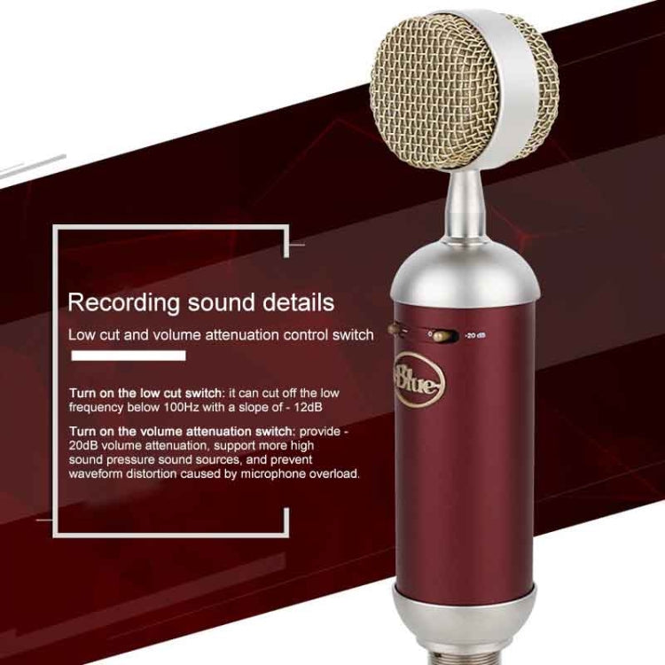 Logitech Blue Spark SL Network K Song Anchor Equipment Condenser Recording Microphone, Blue Spark SL