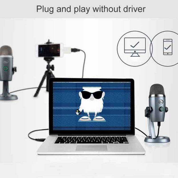 Logitech Blue Yeti Nano Condenser Digital USB Live Broadcast Microphone, Blue Yeti Nano