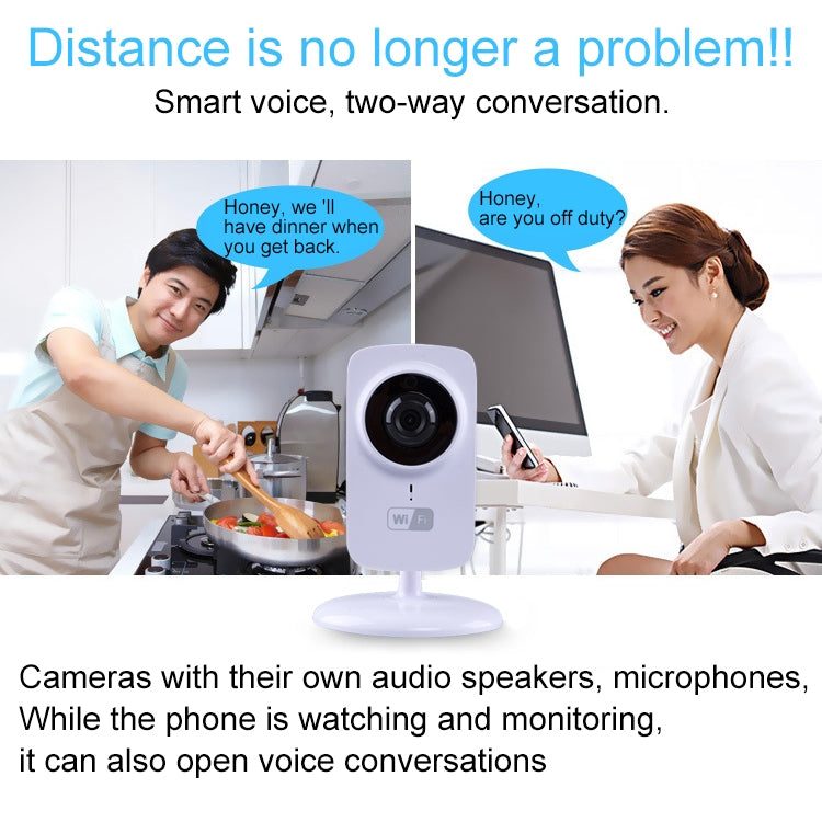 JD-C8310-S1 1.0MP Two-Way Audio Smart Wireless Wifi IP Camera, Support Motion Detection & Infrared Night Vision, JD-C8310-S1