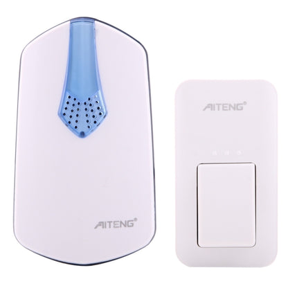 AITENG V026G Life Waterproof Battery-Free Wireless Doorbell, 1 Receiver + 1 x Transmitter, Receiver Distance: 130m, US Plug, V026G