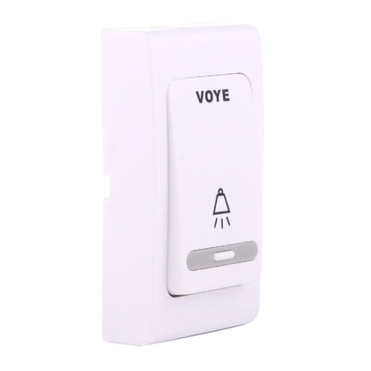 VOYE V004B2 Wireless Smart Music Home Doorbell with Dual Receiver, Remote Control Distance: 120m (Open Air), V004B2