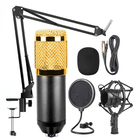 BM-800 Network K-Song Dedicated High-end Metal Shock Mount Microphone Set, BM800 Kit Black, BM800 Kit Pink, BM800 Kit Blue, BM800 Kit White