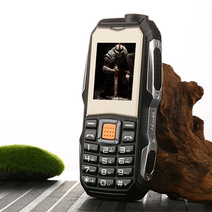 Waterproof Shockproof Dustproof, 3800mAh Battery, 1.8 inch, 21 Keys, LED Flashlight, FM, Dual SIM