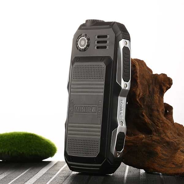 Waterproof Shockproof Dustproof, 3800mAh Battery, 1.8 inch, 21 Keys, LED Flashlight, FM, Dual SIM