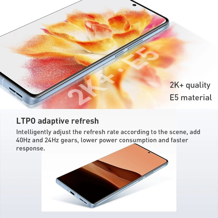 Quad Back Cameras, Screen Ultrasound Fingerprint Identification, 5000mAh Battery, 7.0 inch Android 12.0 OriginOS Ocean Qualcomm Snapdragon 8 Gen1 Octa Core up to 3.0GHz, NFC, OTG, Network: 5G, 12GB+512GB