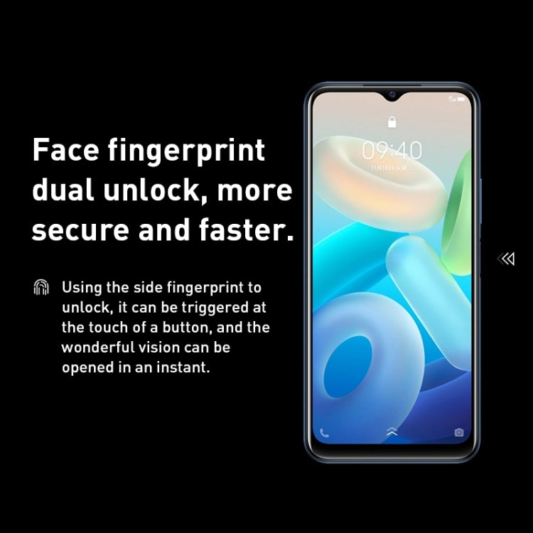 Dual Back Cameras, Side Fingerprint Identification, 5000mAh Battery, 6.51 inch Android 11.0 OriginOS 1.0 Snapdragon 680 Octa Core up to 2.4GHz, OTG, Network: 4G, 4GB+64GB