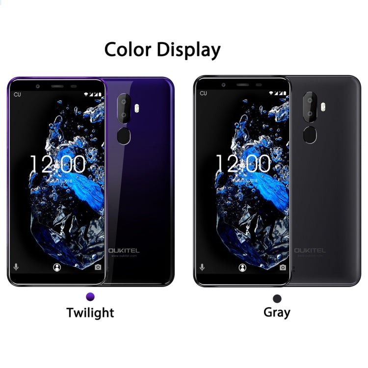 Dual Back Cameras, Fingerprint Identification, 5.5 inch Android 8.1 MTK6750T Octa Core up to 1.5GHz, Network: 4G, Dual SIM, OTG, OTA