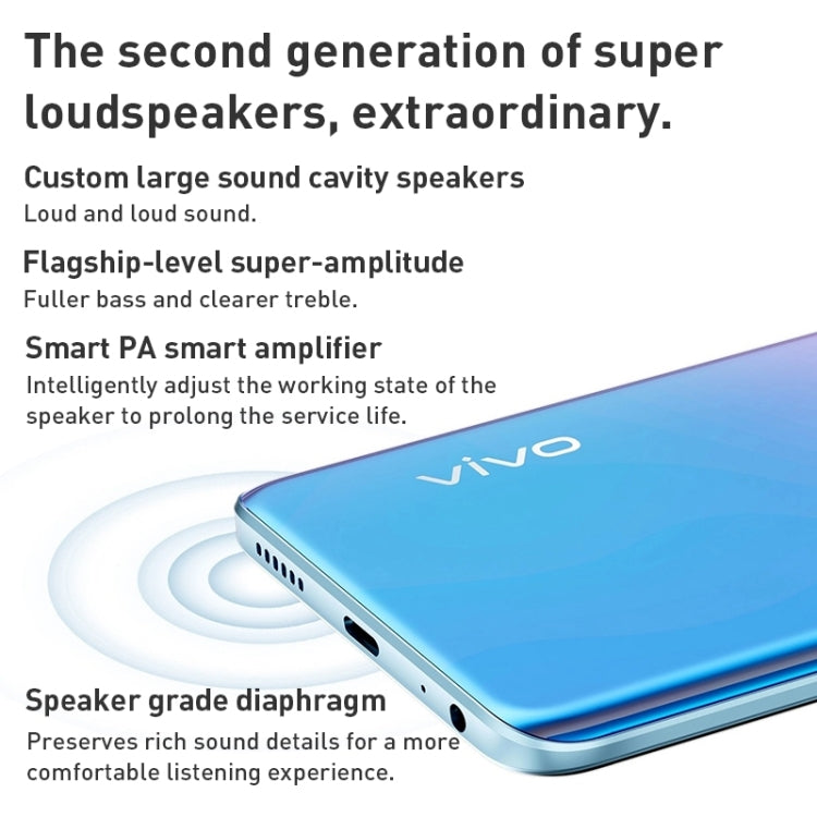 Dual Back Cameras, Side Fingerprint Identification, 6000mAh Battery, 6.58 inch Android 11.0 OriginOS 1.0 Dimensity 700 Octa Core up to 2.2GHz, OTG, Network: 5G, 8GB+128GB
