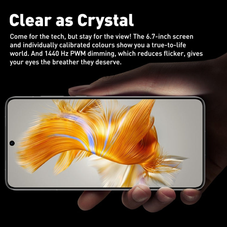 Triple Back Cameras, In-screen Fingerprint Identification, 6.7 inch HarmonyOS 3.0 Qualcomm Snapdragon 8+ Gen1 4G Octa Core up to 3.2GHz, Network: 4G, OTG, NFC, Not Support Google Play, Mate 50 128GB