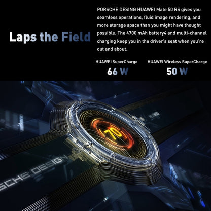 Triple Back Cameras + Dual Front Cameras, In-screen Fingerprint Identification, 6.74 inch HarmonyOS 3.0 Qualcomm Snapdragon 8+ Gen1 4G Octa Core up to 3.2GHz, Network: 4G, OTG, NFC, Not Support Google Play, Mate 50 RS 512GB