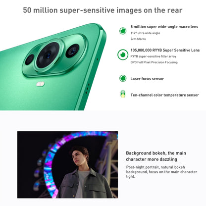 Dual Back Cameras, Screen Fingerprint Identification, 6.7 inch HarmonyOS Qualcomm Snapdragon 778G 4G Octa Core up to 2.4GHz, Network: 4G, OTG, NFC, Not Support Google Play, nova 11 128GB