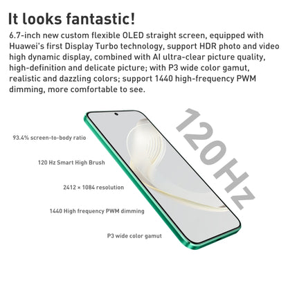 Dual Back Cameras, Screen Fingerprint Identification, 6.7 inch Kunlun Glass HarmonyOS Qualcomm Snapdragon 778G 4G Octa Core up to 2.4GHz, Network: 4G, OTG, NFC, Not Support Google Play, nova 11 256GB Kunlun Glass