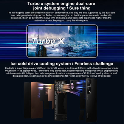 Triple Back Cameras, Face ID / Screen Fingerprint Identification, 6.67 inch Magic UI 7.0 Qualcomm Snapdragon 8+ Gen1 Octa Core up to 3.0GHz, Network: 5G, OTG, NFC, Not Support Google Play, 12GB+512GB