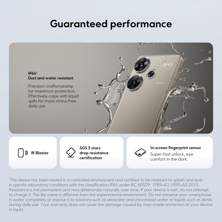 Xiaomi POCO F6 Global, 12GB+512GB, In-screen Fingerprint, 6.67 inch Xiaomi HyperOS Snapdragon 8s Gen 3 Octa Core 3.0GHz, NFC, Network: 5G, 12GB+512GB