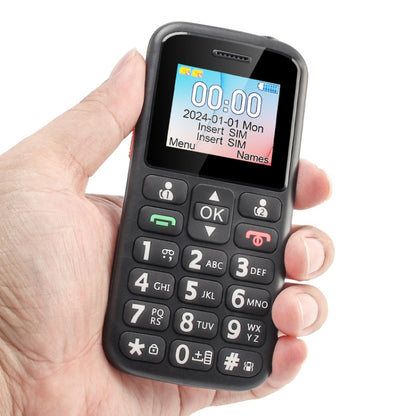 M220 Elder Mobile Phone, 1.77 inch, 800mAh Battery, Network: 2G, SOS, LED Flashlight, FM, EU Plug, EU Plug