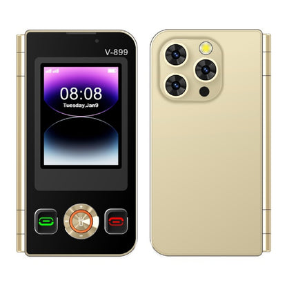 SOYES V-899, 32MB+64MB, 2.4 inch + 2.8 inch Display MTK6261D CPU, BT 3.0, Network: 2G, Dual SIM