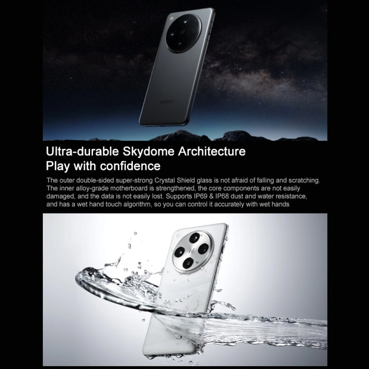 OPPO Find X8 Pro AI Phone  Satellite Communication Edition, 16GB+1TB, Screen Fingerprint, 6.78 inch ColorOS 15 Dimensity 9400 Octa Core up to 3.626GHz, NFC, OTG, Network: 5G, OPPO Find X8 Pro AI Phone Satellite Communication Edition