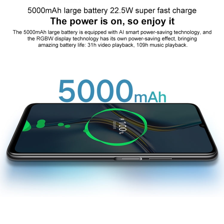 Dual Back Cameras, Side Fingerprint Identification, 5000mAh Battery, 7.09 inch Magic UI 5.0 (Android R) Dimensity 900 Octa Core up to 2.4GHz, Network: 5G, NFC, Not Support Google Play, X30 Max 5G 8GB+256GB