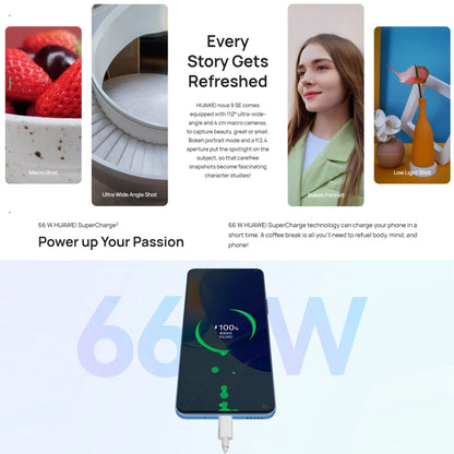 Quad Back Cameras, Side Fingerprint Identification, 6.78 inch HarmonyOS 2.0.1 Qualcomm Snapdragon 680 Octa Core up to 2.4GHz, Network: 4G, OTG, Not Support Google Play, 8GB+256GB