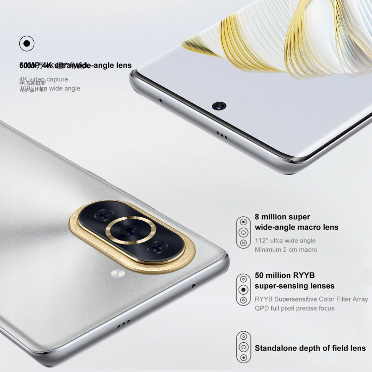 Triple Back Cameras, In-screen Fingerprint Identification, 6.67 inch HarmonyOS 2 Qualcomm Snapdragon 778G 4G Octa Core up to 2.42GHz, Network: 4G, OTG, NFC, Not Support Google Play, nova 10 4G 256GB