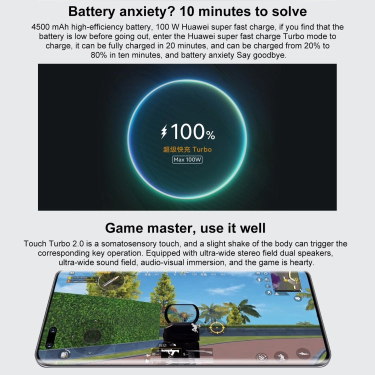 Triple Back Cameras + Dual Front Cameras, In-screen Fingerprint Identification, 6.78 inch HarmonyOS 2 Qualcomm Snapdragon 778G 4G Octa Core up to 2.42GHz, Network: 4G, OTG, NFC, Not Support Google Play, nova 10 Pro 4G 128GB