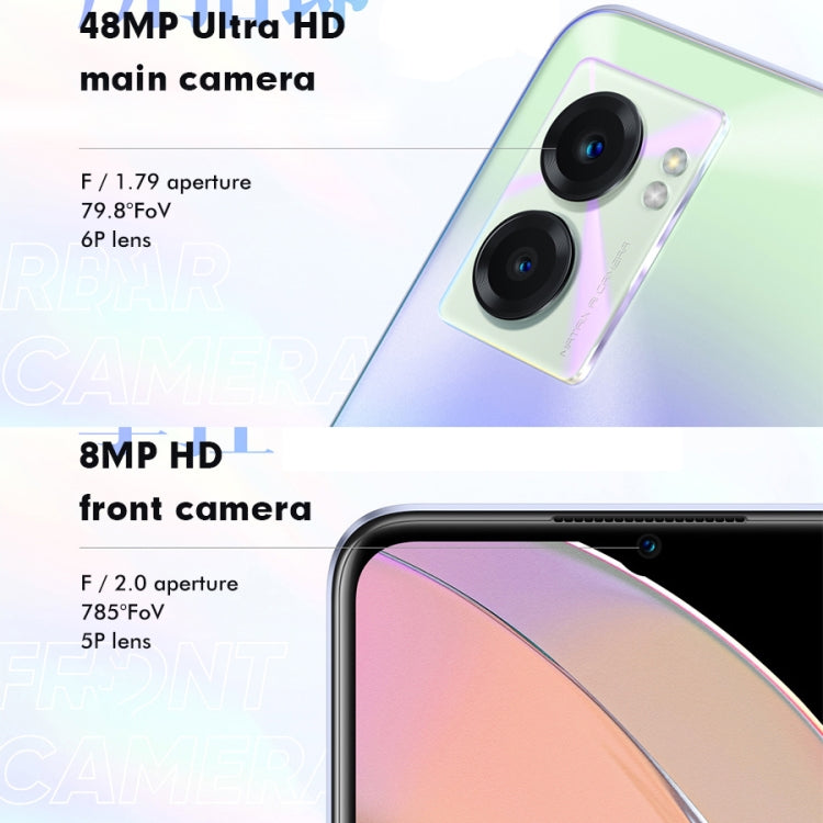 Dual Back Cameras, Side Fingerprint Identification, 5000mAh Battery, 6.58 inch Realme UI 3.0 / Android 12 MediaTek Dimensity 810 Octa Core up to 2.4GHz, Network: 5G, Support Google Play, 8GB+256GB