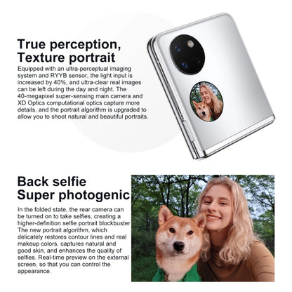 Dual Back Cameras, Side Fingerprint Identification, 6.9 inch + 1.04 inch HarmonyOS 3.0 Snapdragon 778G Octa Core up to 2.42GHz, Network: 4G, OTG, NFC, Not Support Google Play, 256GB Pink, 256GB Gold, 256GB Blue, 256GB Mint Green, 256GB Obsidian Black