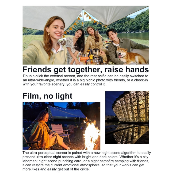 Dual Back Cameras, Side Fingerprint Identification, 6.9 inch + 1.04 inch HarmonyOS 3.0 Snapdragon 778G Octa Core up to 2.42GHz, Network: 4G, OTG, NFC, Not Support Google Play, 256GB Pink, 256GB Gold, 256GB Blue, 256GB Mint Green, 256GB Obsidian Black