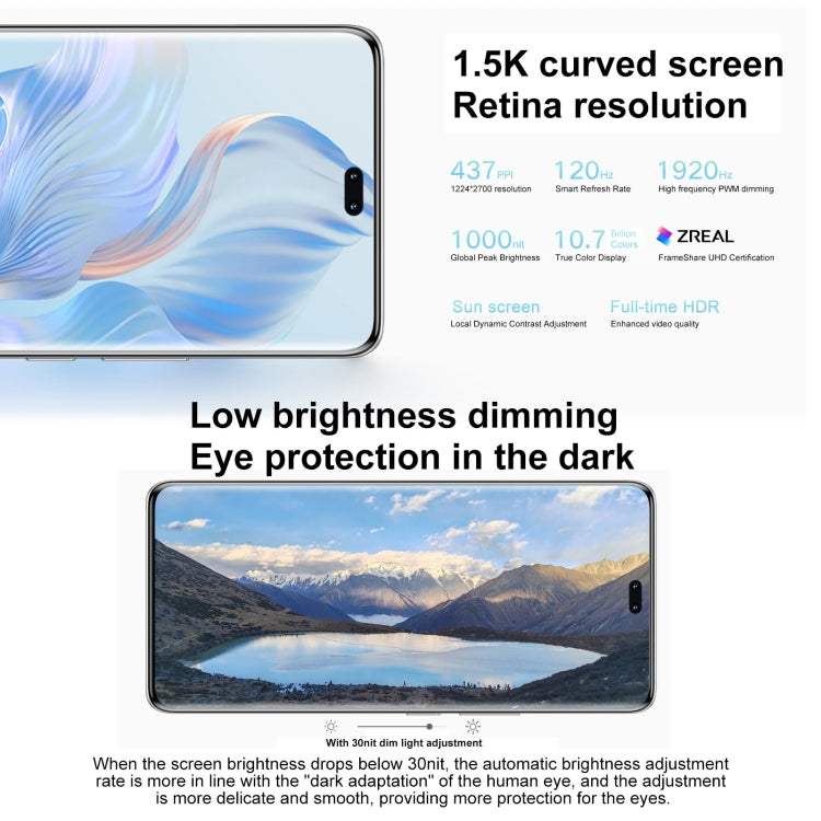 Triple Back Cameras, Screen Fingerprint Identification, 6.78 inch Magic UI 7.0 Qualcomm Snapdragon 8+ Gen1 Octa Core up to  3.0GHz, Network: 5G, OTG, NFC, Not Support Google Play, Honor 80 Pro 5G, 8GB+256GB