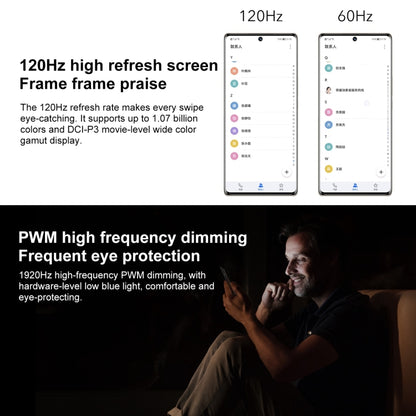 Triple Back Cameras, Screen Fingerprint Identification, 6.67 inch Magic OS 7.0 Android 12 Dimensity 900 MT6877 Octa Core up to 2.4GHz, Network: 5G, OTG, Not Support Google Play, 8GB+256GB