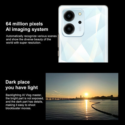 Triple Back Cameras, Screen Fingerprint Identification, 6.67 inch Magic OS 7.0 Android 12 Dimensity 900 MT6877 Octa Core up to 2.4GHz, Network: 5G, OTG, Not Support Google Play, 8GB+256GB