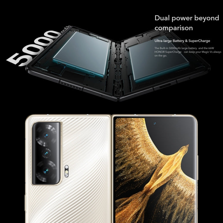 Triple Back Cameras, Side Fingerprint Identification, 7.9 inch + 6.45 inch Magic UI 7.0 Android 12 Qualcomm Snapdragon 8+ Gen 1 Octa Core up to 3.0GHz, Network: 5G, OTG, NFC, Not Support Google Play, Magic Vs Ultimate 5G 16GB+512GB