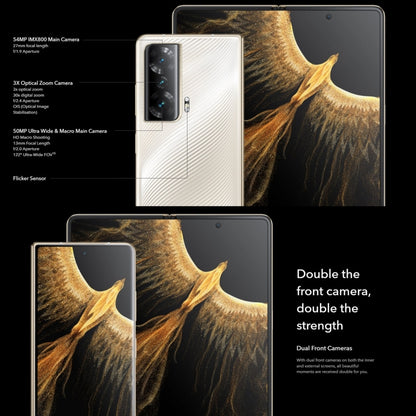 Triple Back Cameras, Side Fingerprint Identification, 7.9 inch + 6.45 inch Magic UI 7.0 Android 12 Qualcomm Snapdragon 8+ Gen 1 Octa Core up to 3.0GHz, Network: 5G, OTG, NFC, Not Support Google Play, Magic Vs Ultimate 5G 16GB+512GB