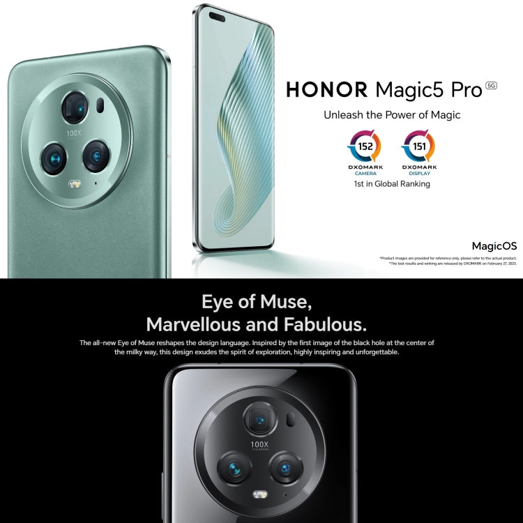 Triple Back Cameras, Screen Fingerprint Identification, 5450mAh Battery, 6.81inch Magic UI 7.1 / Android 13 Snapdragon 8 Gen2 Octa Core up to 3.19GHz, Network: 5G, OTG, NFC, Not Support Google Play, Magic5 Pro, 16GB+512GB, Magic5 Pro 5G, 16GB+512GB