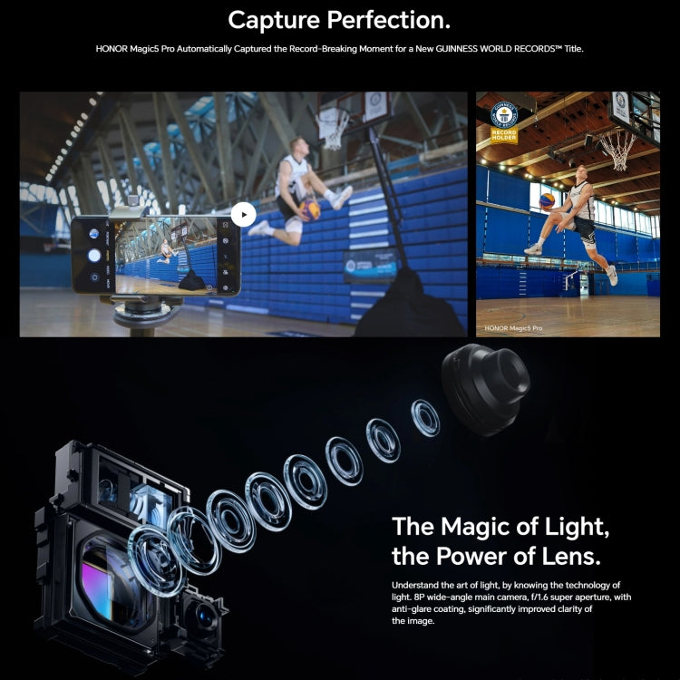 Triple Back Cameras, Screen Fingerprint Identification, 5450mAh Battery, 6.81inch Magic UI 7.1 / Android 13 Snapdragon 8 Gen2 Octa Core up to 3.19GHz, Network: 5G, OTG, NFC, Not Support Google Play, Magic5 Pro, 16GB+512GB, Magic5 Pro 5G, 16GB+512GB