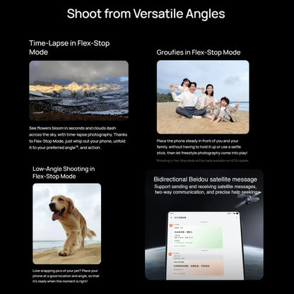 Triple Cameras, Face ID & Side Fingerprint Identification, 4800mAh Battery, 7.85 inch + 6.4 inch Screen, HarmonyOS 3.1 Snapdragon 8+ 4G Octa Core up to 3.2GHz, Network: 4G, OTG, NFC, Not Support Google Play, 512GB