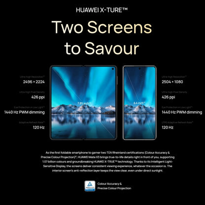 Triple Cameras, Face ID & Side Fingerprint Identification, 4800mAh Battery, 7.85 inch + 6.4 inch Screen, HarmonyOS 3.1 Snapdragon 8+ 4G Octa Core up to 3.2GHz, Network: 4G, OTG, NFC, Not Support Google Play, 512GB