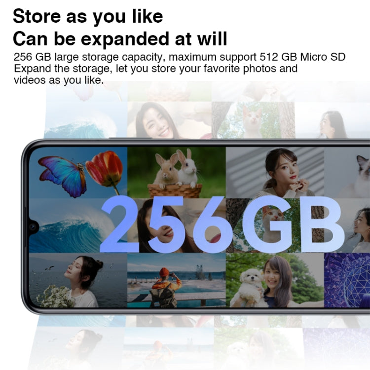 Dual Back Cameras, Face ID & Side Fingerprint Identification, 6000mAh Battery, 6.75 inch HarmonyOS 3.0 Octa Core, Network: 4G, OTG, Not Support Google Play, 256GB