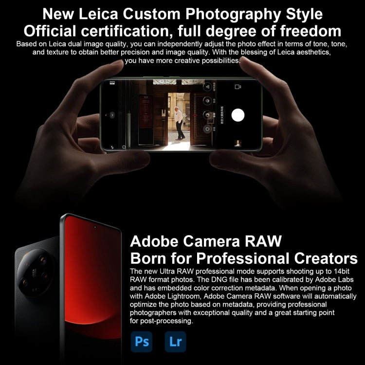 Quad Leica Back Cameras, In-screen Fingerprint Identification, 5000mAh Battery, 6.73 inch 2K OLED MIUI 14 Qualcomm Snapdragon 8 Gen2 Octa Core 4nm up to 3.19GHz, Network: 5G, NFC, Wireless Charging Function, 12GB+256GB