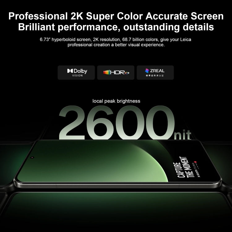 Quad Leica Back Cameras, In-screen Fingerprint Identification, 5000mAh Battery, 6.73 inch 2K OLED MIUI 14 Qualcomm Snapdragon 8 Gen2 Octa Core 4nm up to 3.19GHz, Network: 5G, NFC, Wireless Charging Function, 16GB+512GB
