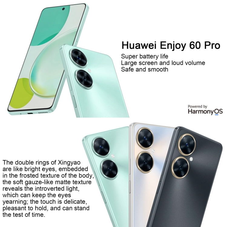 Dual Back Cameras, Side Fingerprint Identification, 5000mAh Battery, 6.8 inch HarmonyOS 3.0 Qualcomm Snapdragon 680 Octa Core, Network: 4G, OTG, Not Support Google Play, 256GB